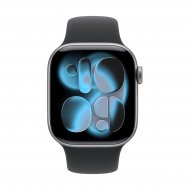 Смарт - часы Apple Watch Series 11 46mm, Space Gray aluminum with Black Sport Band
