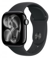 Смарт - часы Apple Watch Series 11 42mm, Jet Black aluminum with Black Sport Band