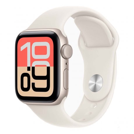 Смарт-часы Apple Watch Series SE 3 (2025) 40mm, Starlight aluminum with Sport Band