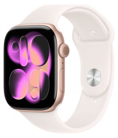 Смарт - часы Apple Watch Series 11 42mm, Rose Gold aluminum with Light Blush Sport Band