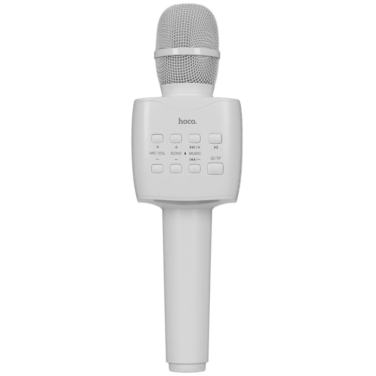Микрофон караоке HOCO BK5 Cantando karaoke microphone White (6931474742292)