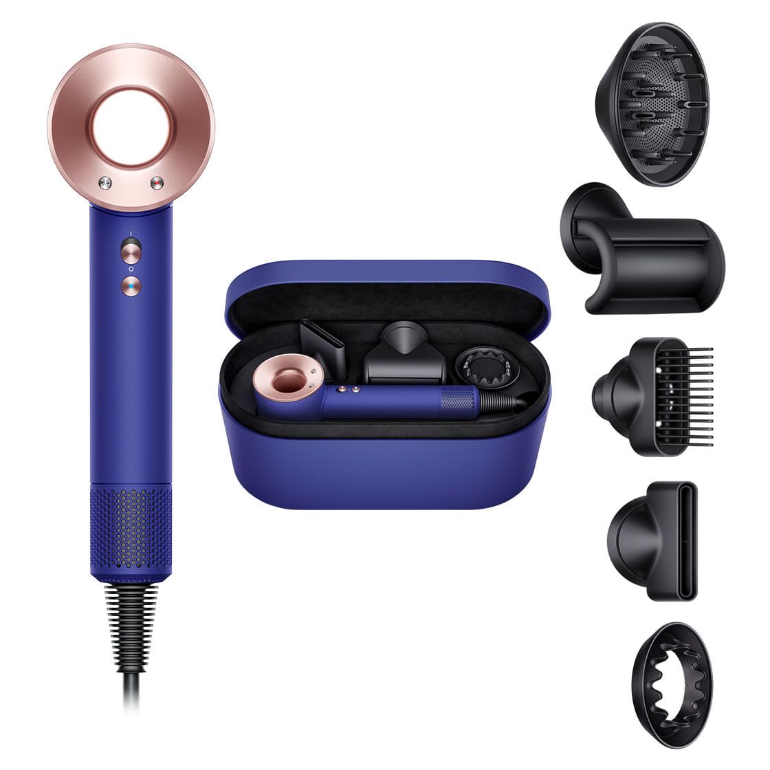 Фен Dyson Supersonic HD08 Vinca Blue/Rose с кейсом